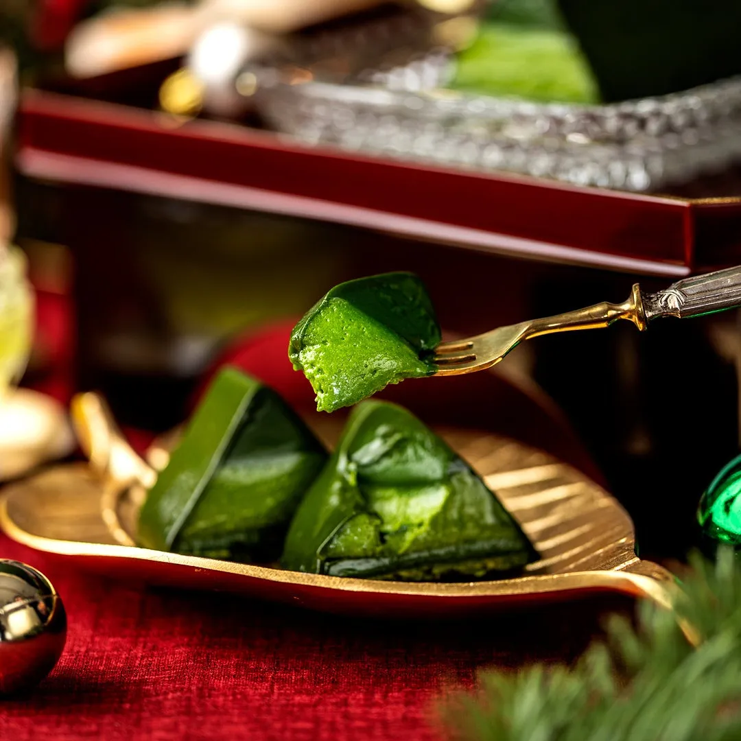 抹茶ショコラノエルプレミアムのパッケージとサイズイメージ