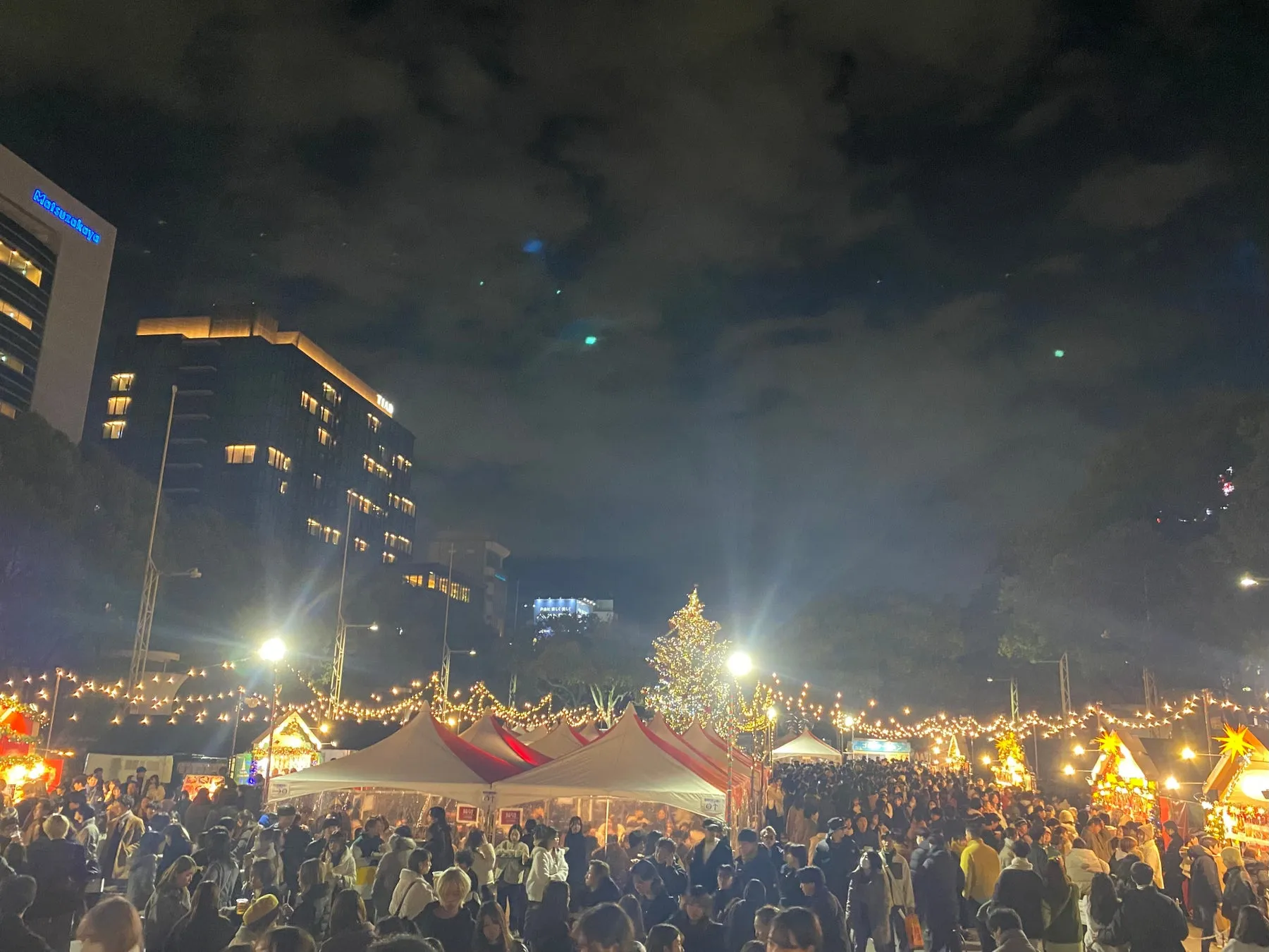 拡張されたエリアの大型遊具や座席スペース