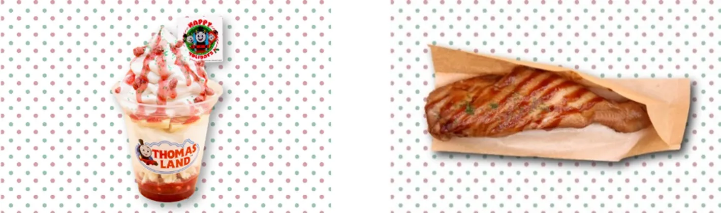 トーマスランドのクリスマス限定デザートと焼き菓子