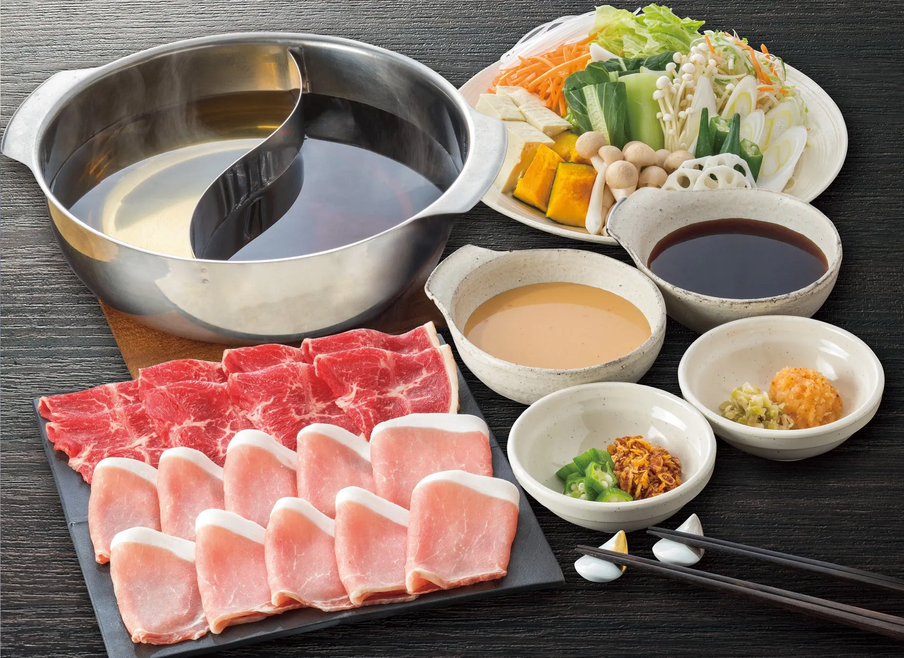 九州黒豚のしゃぶしゃぶイメージ写真