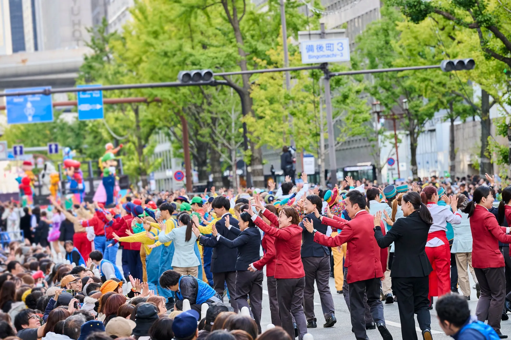 ユニバーサル・スタジオ・ジャパンのイベントでのパフォーマンス