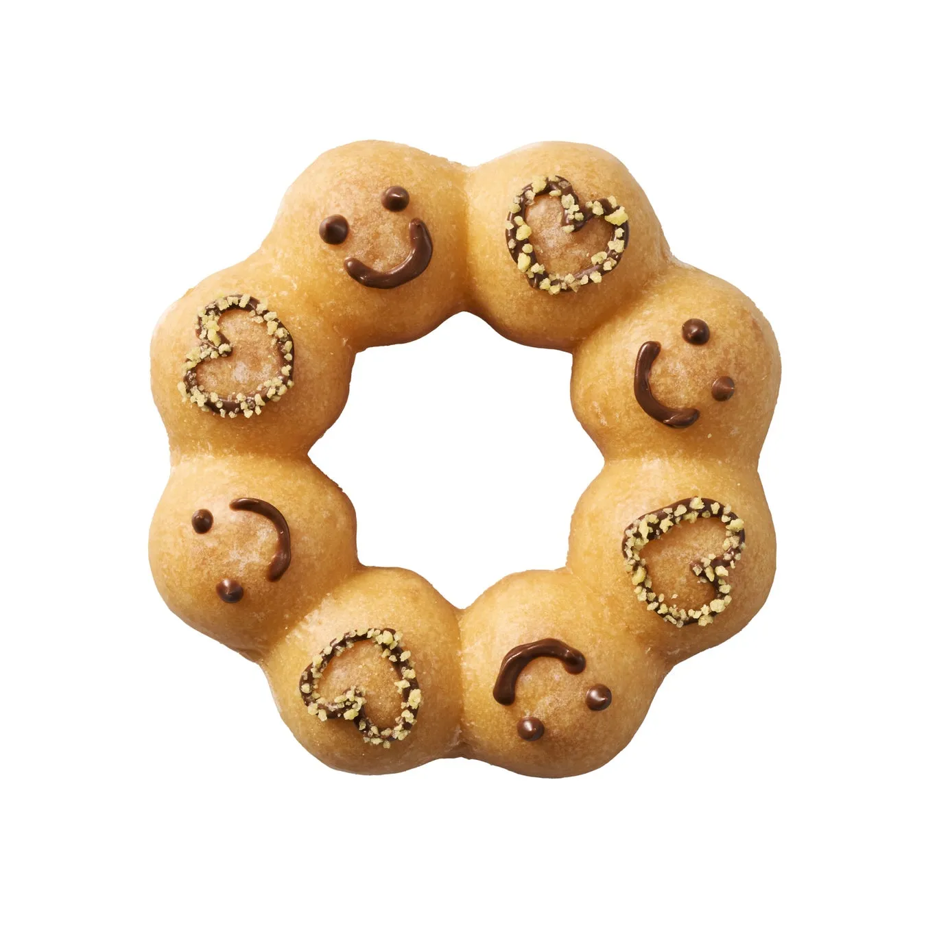 デコレーションを施したドーナツの例