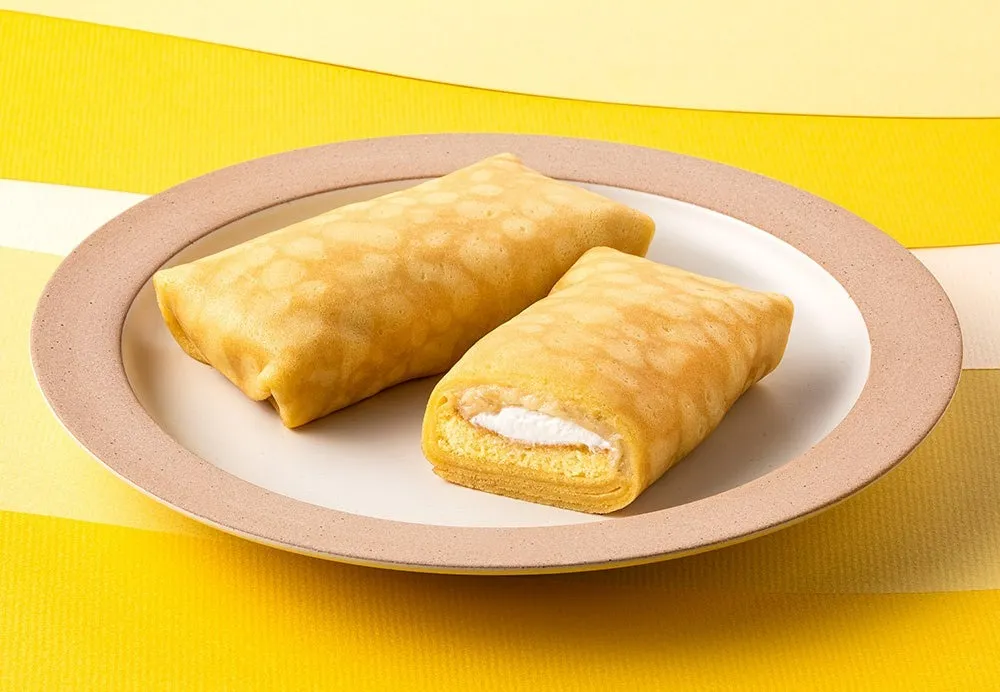 バナナ尽くしの“もちっ、ふわっ”食感クレープ