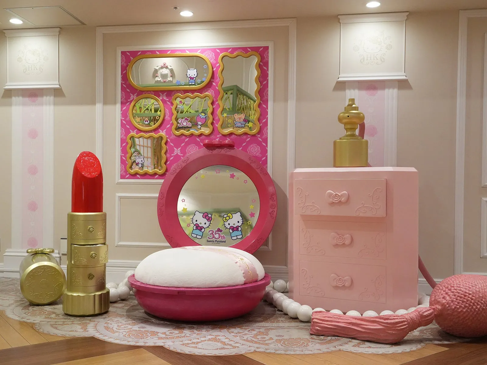 サンリオピューロランド35周年展示ブース