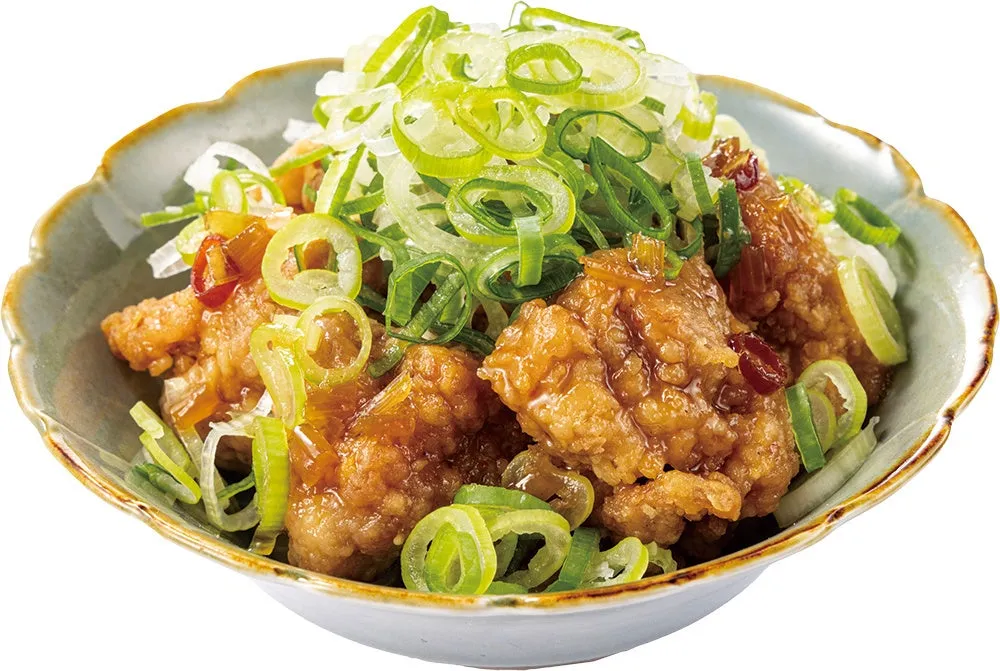 ねぎ盛り 台湾酢鶏