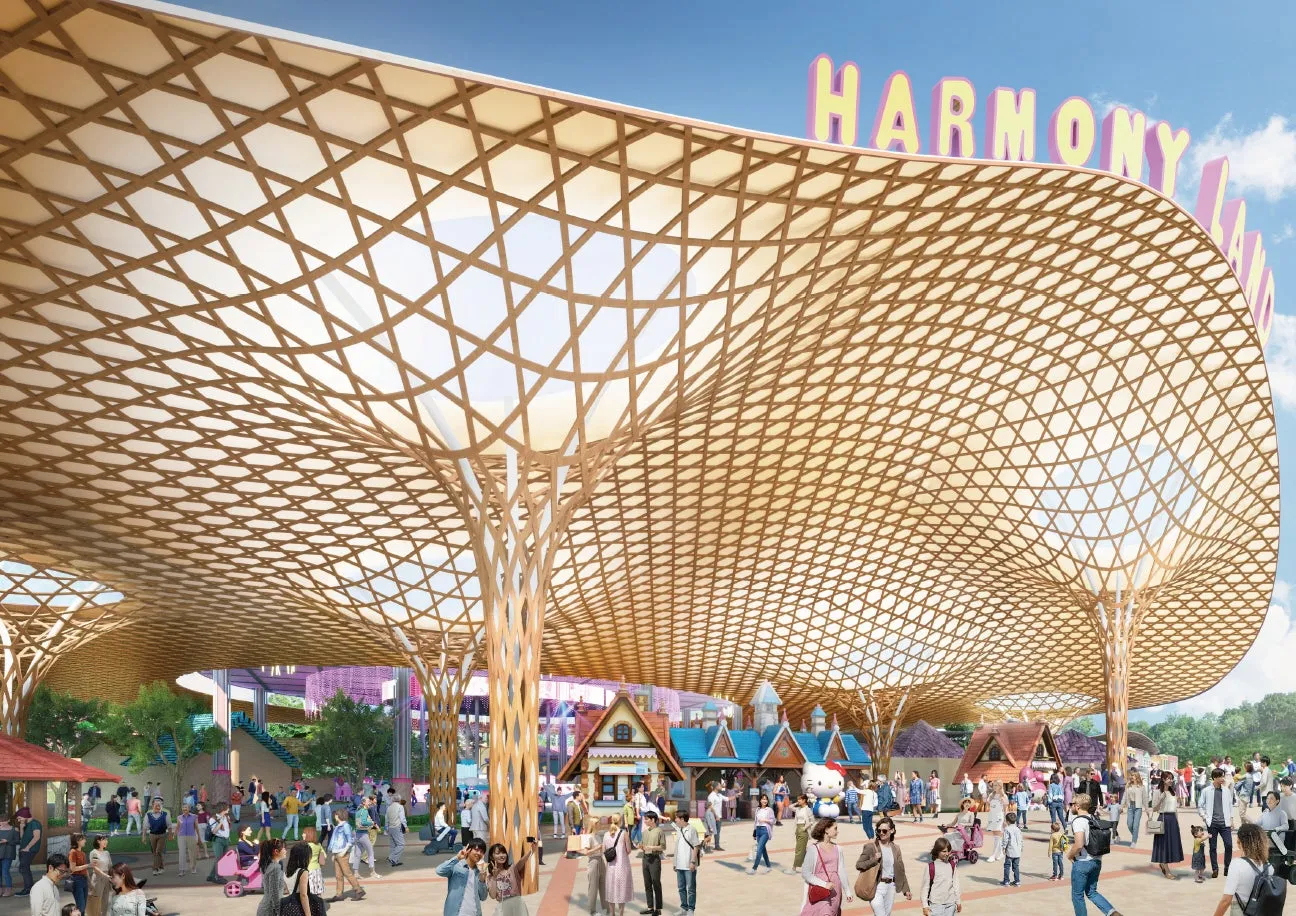 ハーモニーランドの新しい施設と多くの訪問者