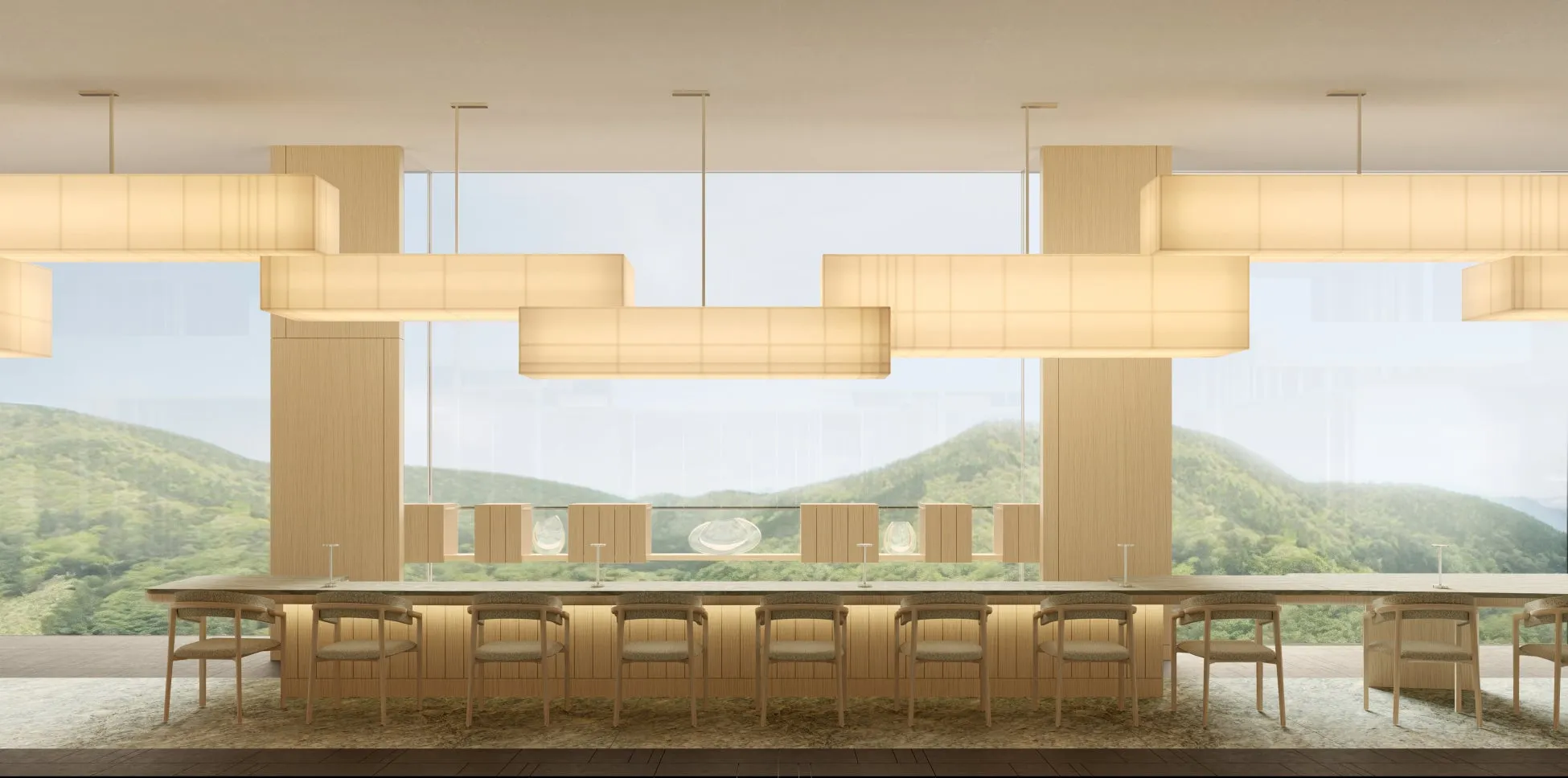 オークラリゾート 箱根強羅のバーラウンジ