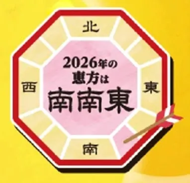 2026年の恵方は南南東の説明画像
