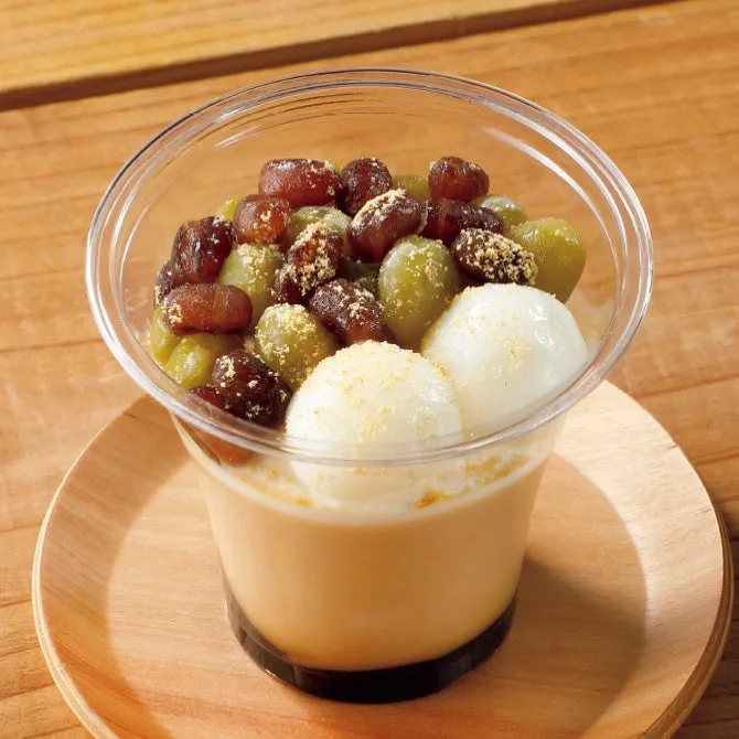 節分 きなこプリンの写真