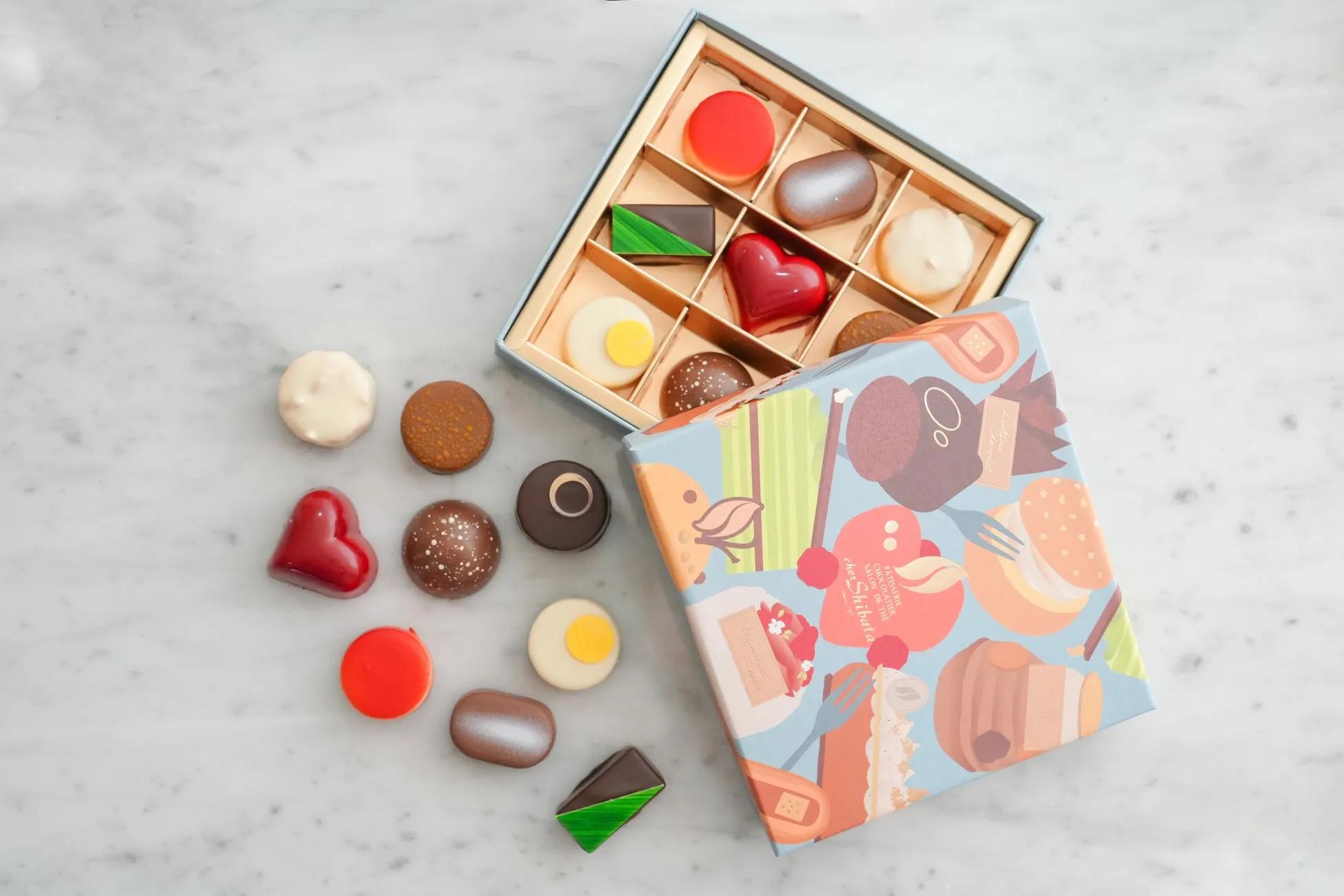 シェ・シバタのペストリーショコラ 9個入