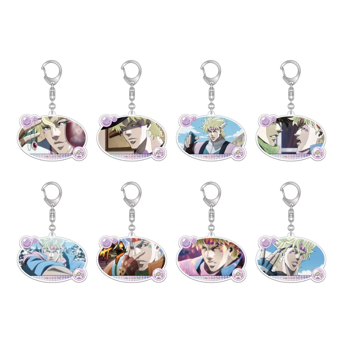 ミニゲーム「ママミーヤ」の景品 B賞：アクリルキーホルダー（全8種）