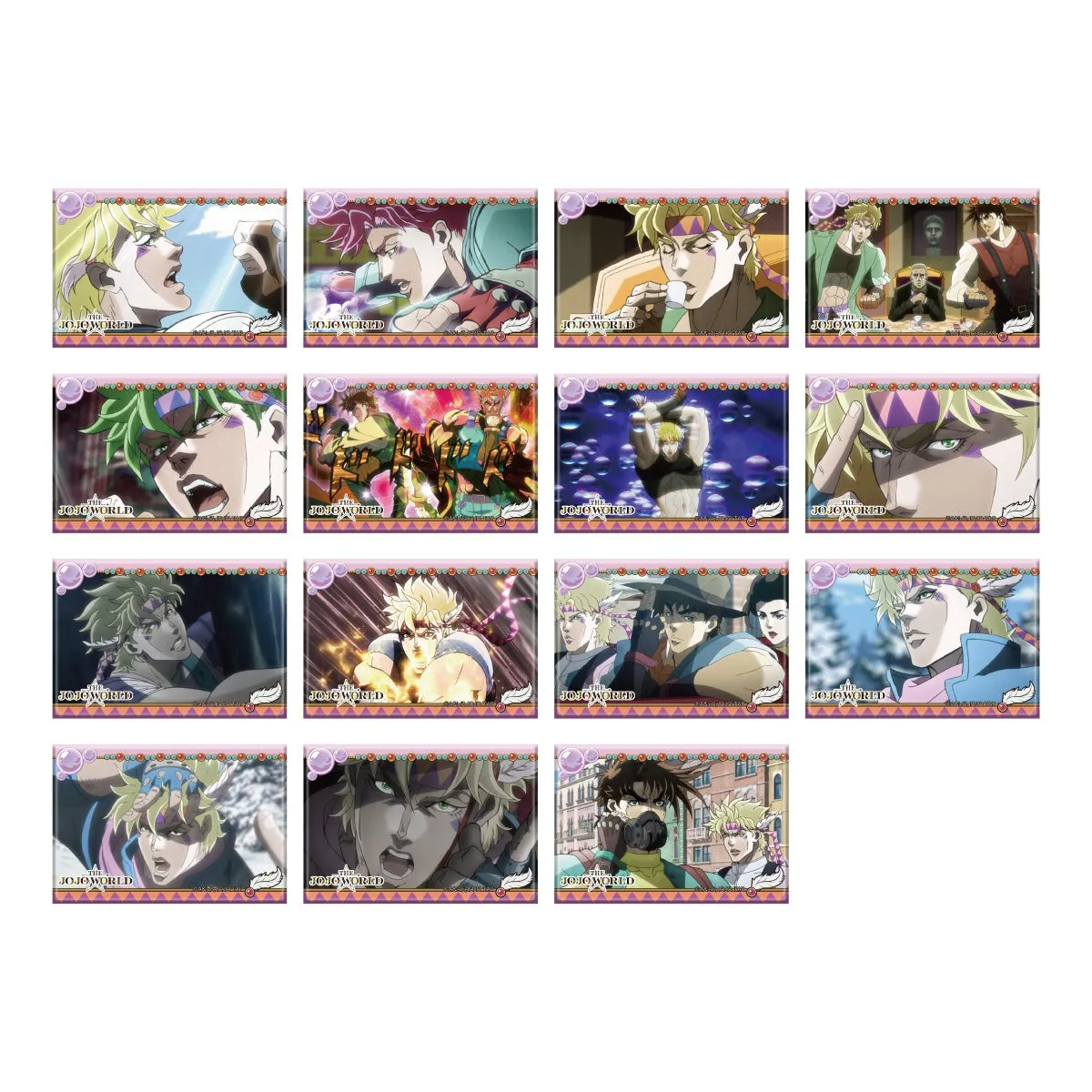 ミニゲーム「ママミーヤ」の景品 C賞：スクエア缶バッジ（全15種）