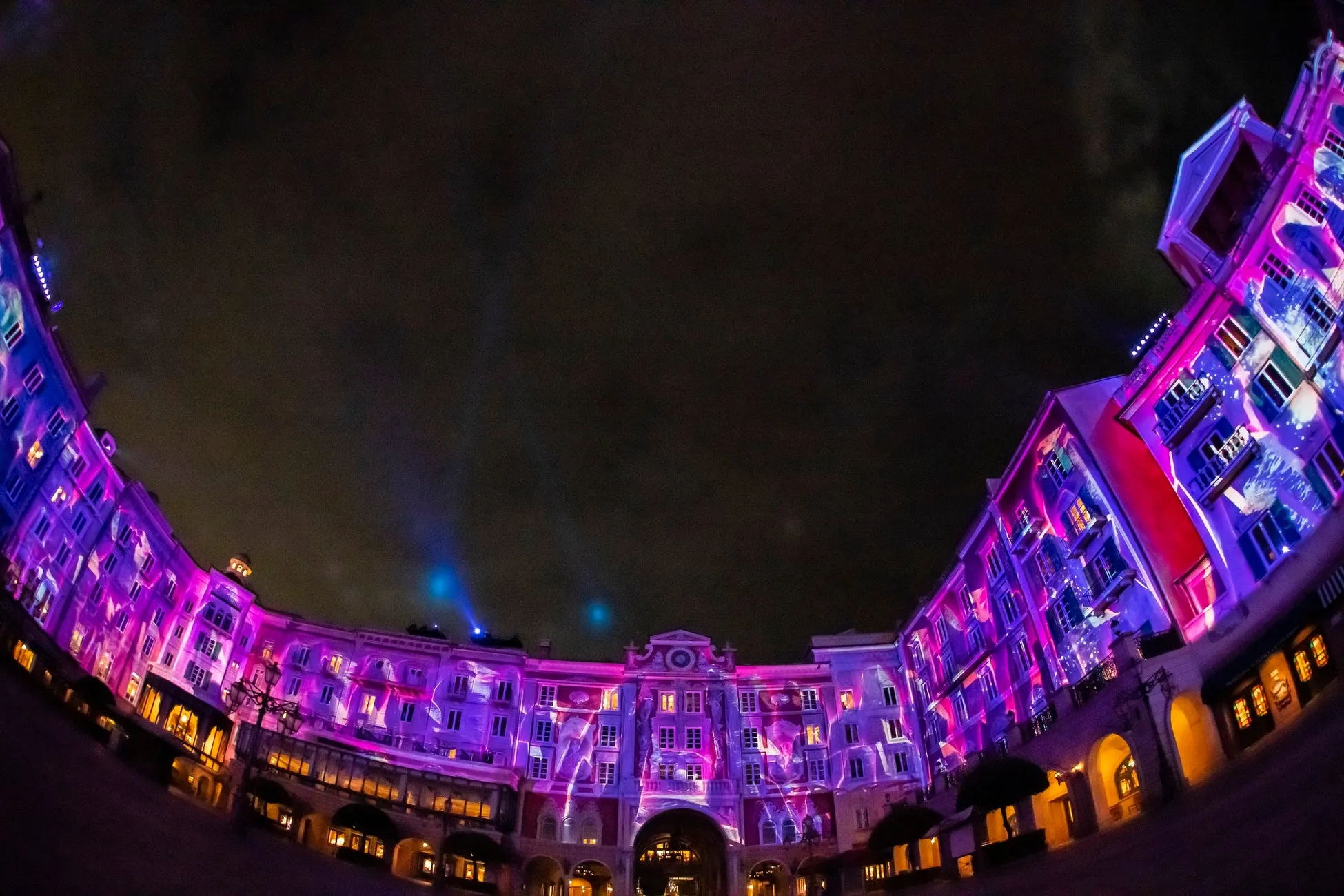 東京ディズニーシー プロジェクションマッピング ライトアップ