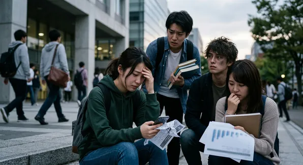 【衝撃】大学生の9割が将来に不安を感じている