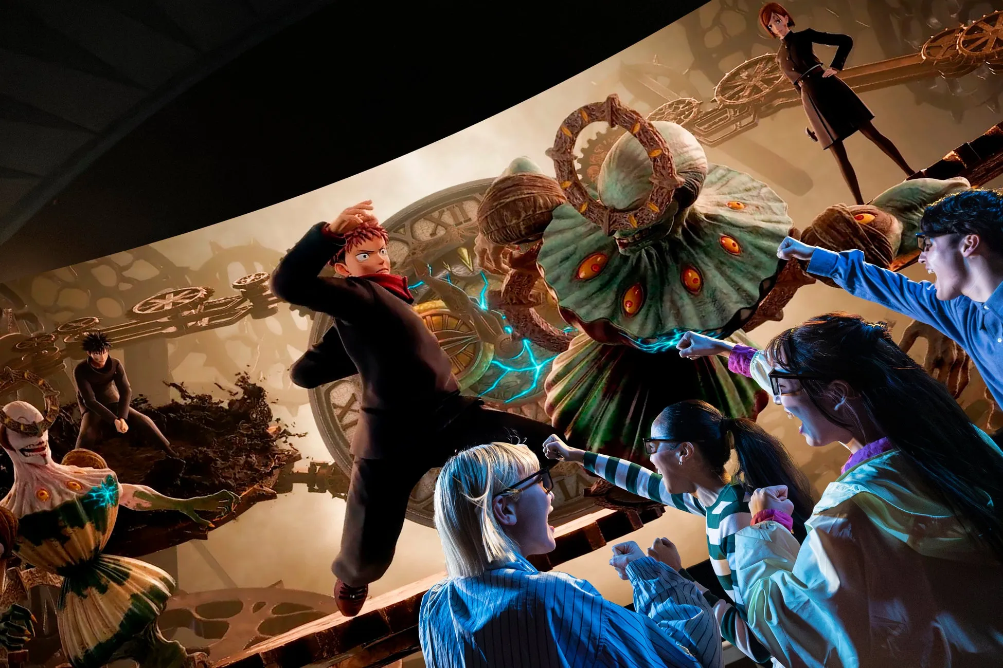 呪術廻戦の4-Dイベントシーン