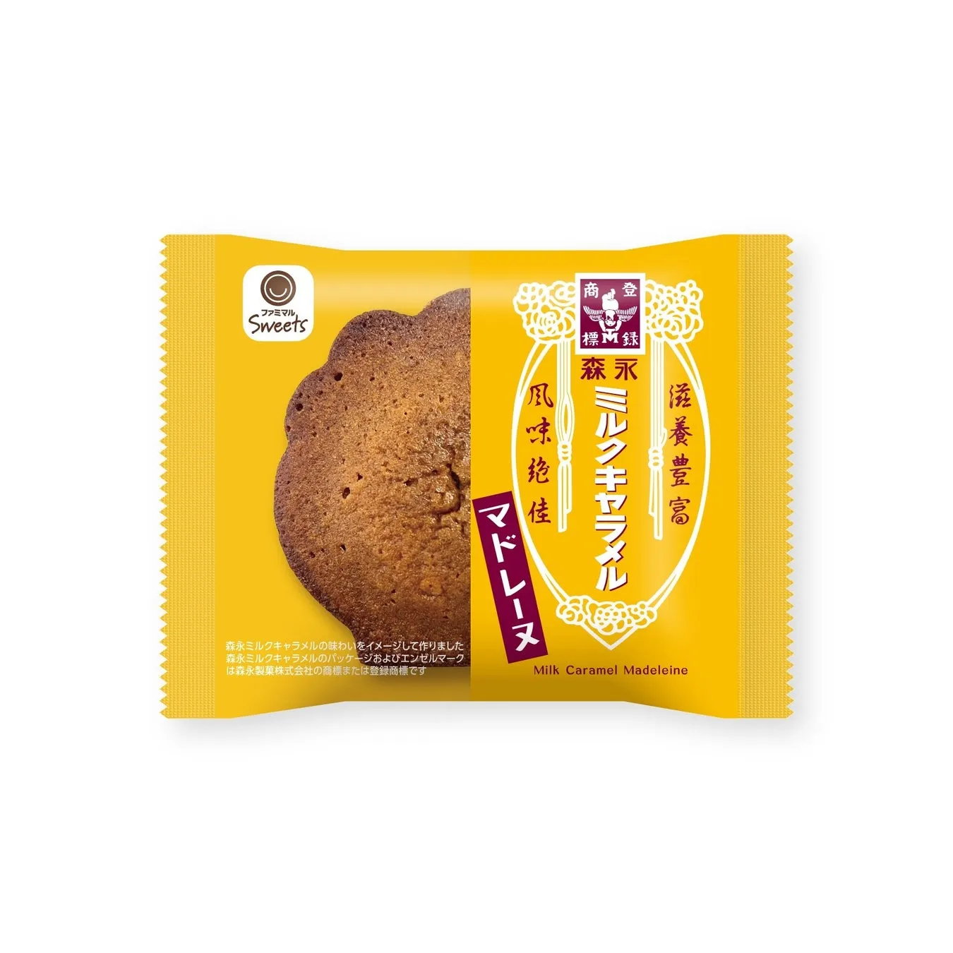 森永ミルクキャラメルマドレーヌの商品写真