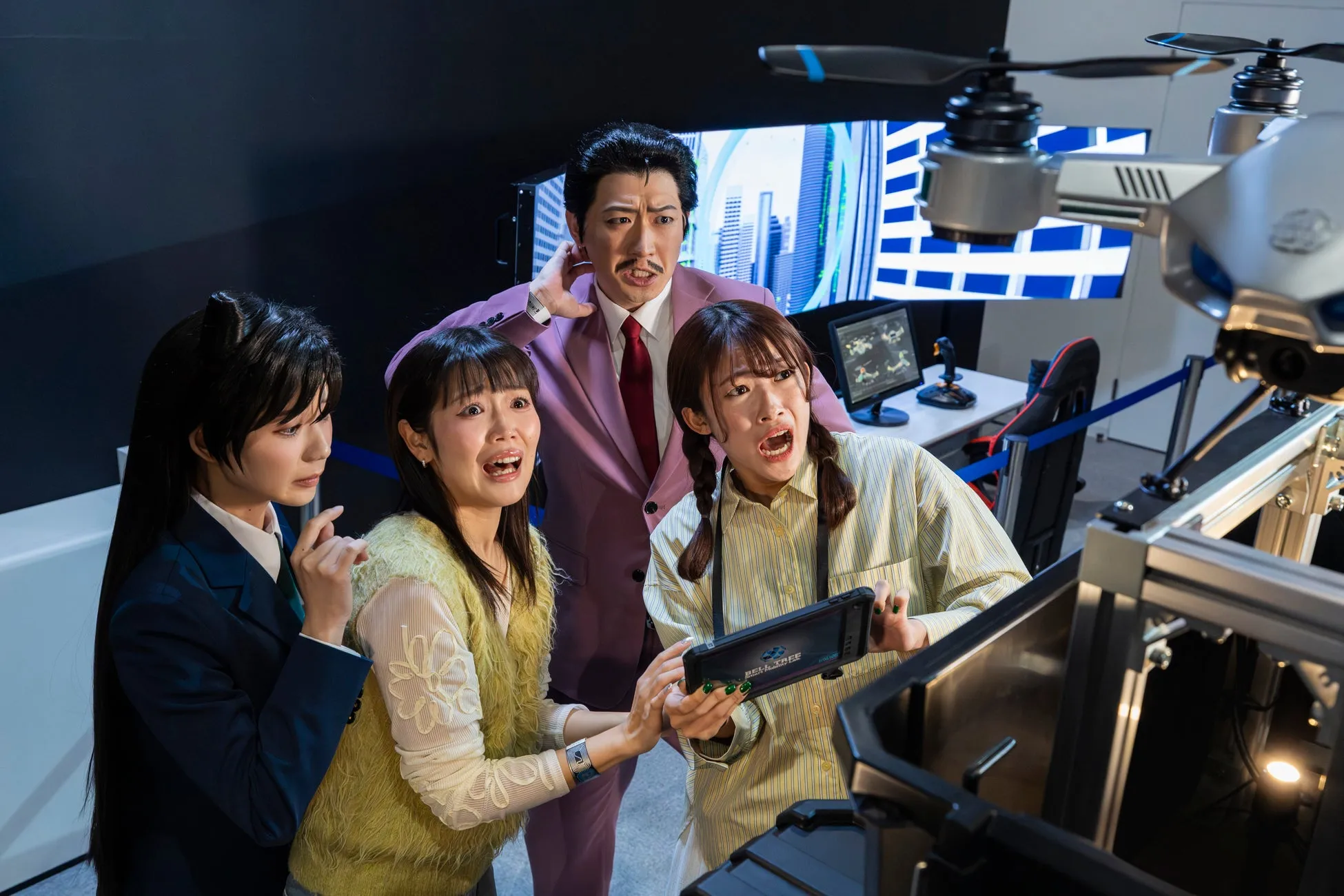 ドローンを使った名探偵コナンの推理体験