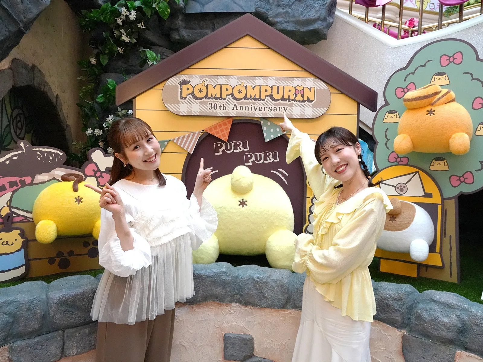 ポムポムプリン30周年イベント会場の参加者