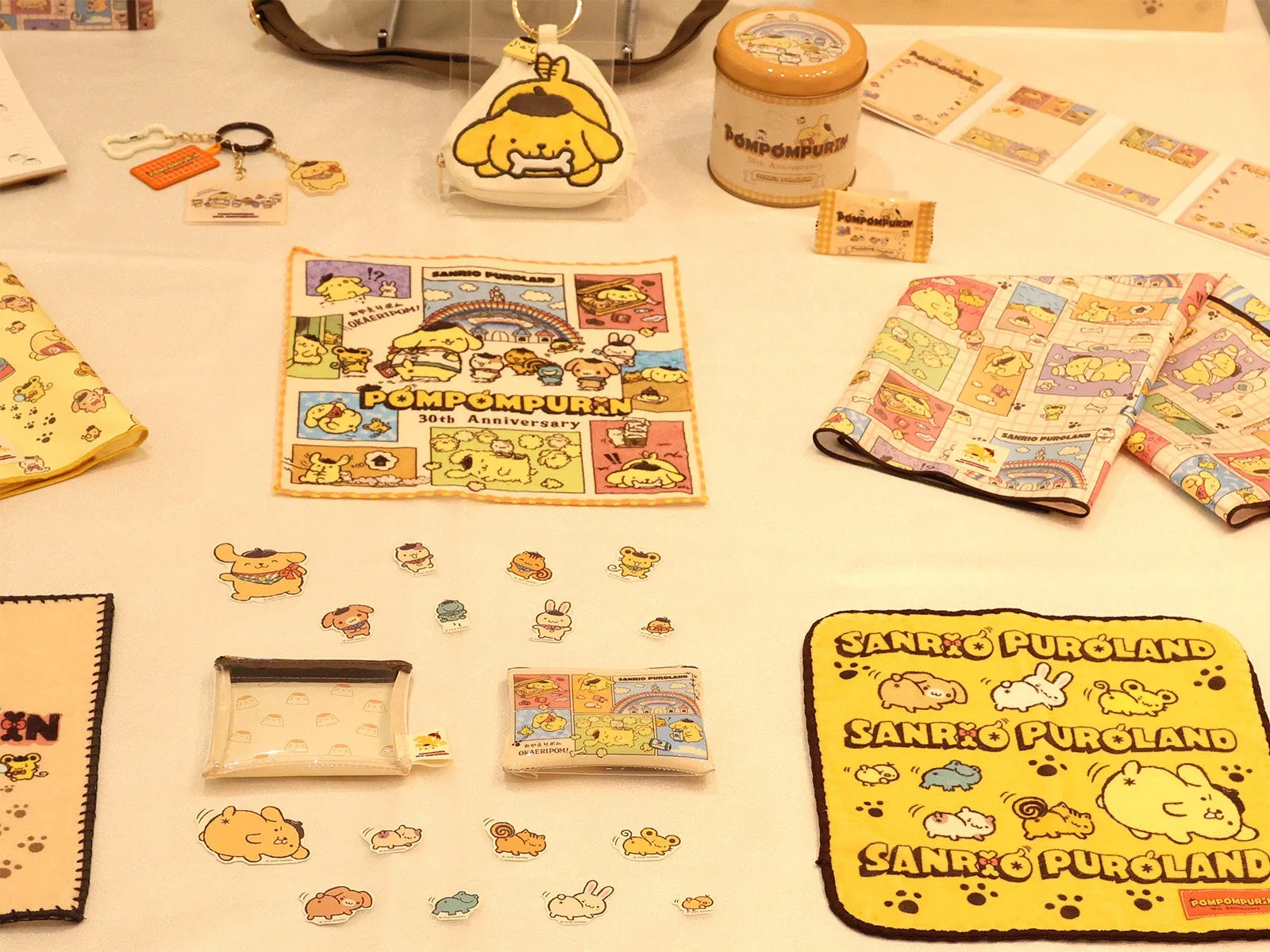 ポムポムプリン30周年記念グッズ展示