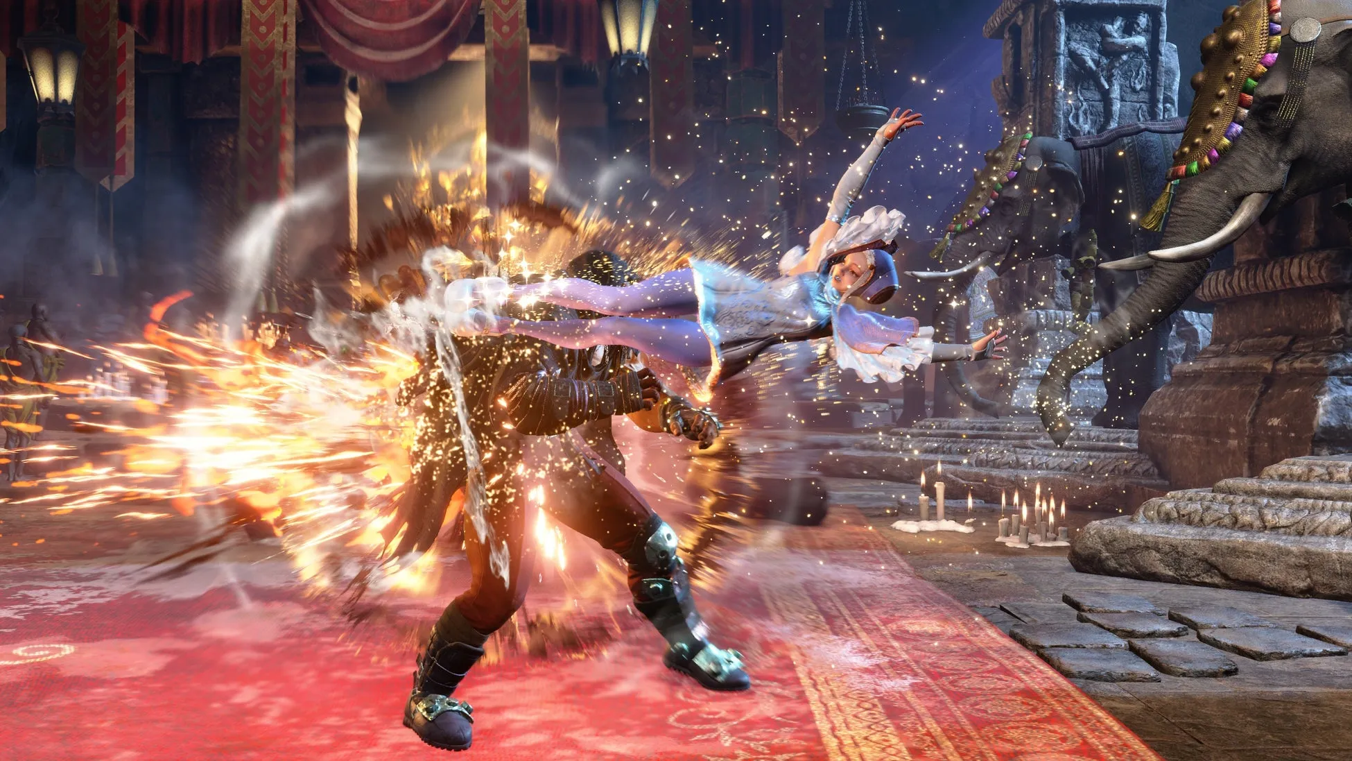 サンバニッシュ技の別アングル画像