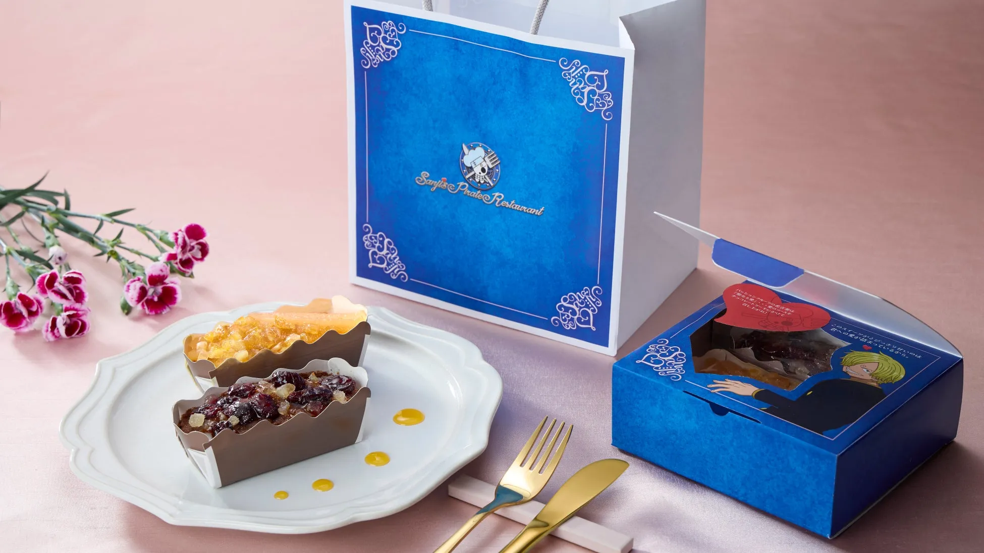ワンピースイベント限定スイーツとパッケージ