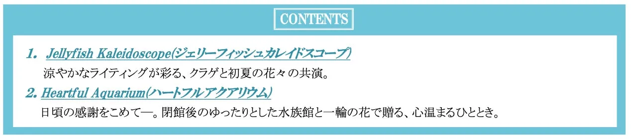 アクアパーク品川のイベントコンテンツ一覧