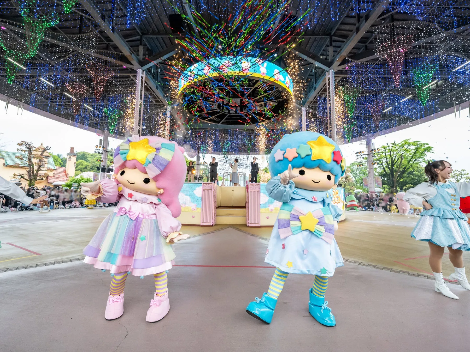 ハーモニーランドのキャラクターパフォーマンス