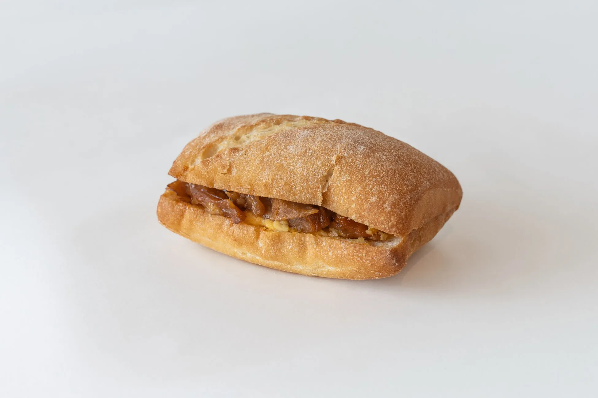 ムーミンバレーパークのチャバタサンドてりやきチキン&たまご