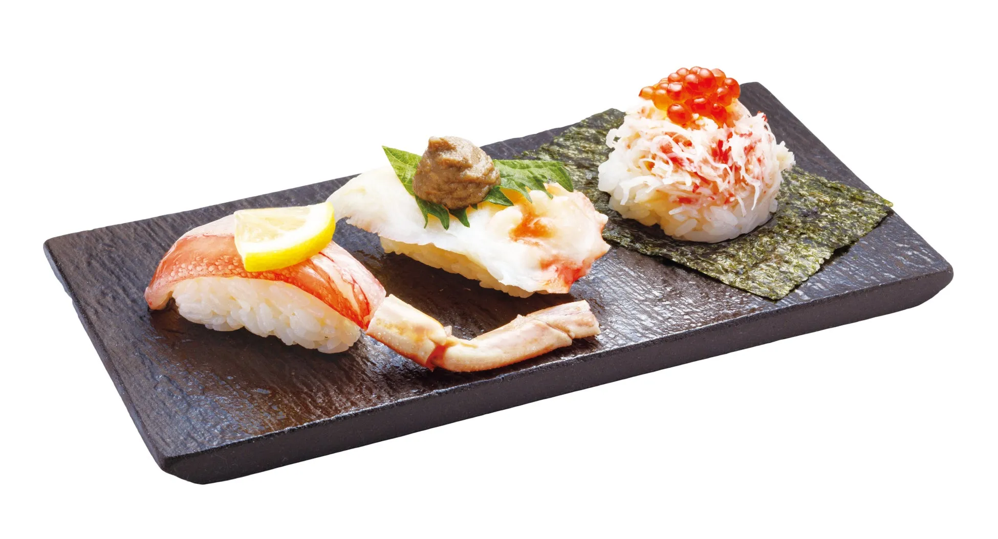 かに三昧（ずわいがにつつみ・タラバガニのふんどし・生本ずわいがに）