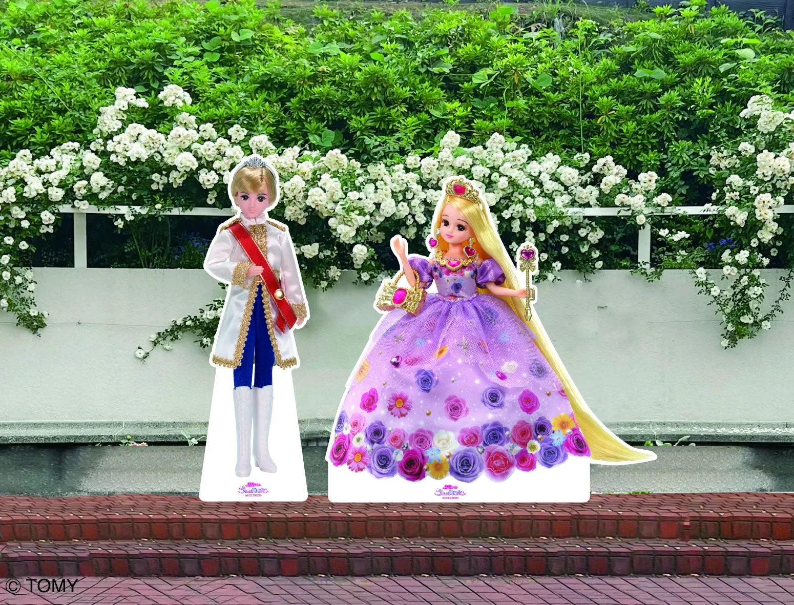 西武園ゆうえんちのバラフェスタでのリカちゃんパネル