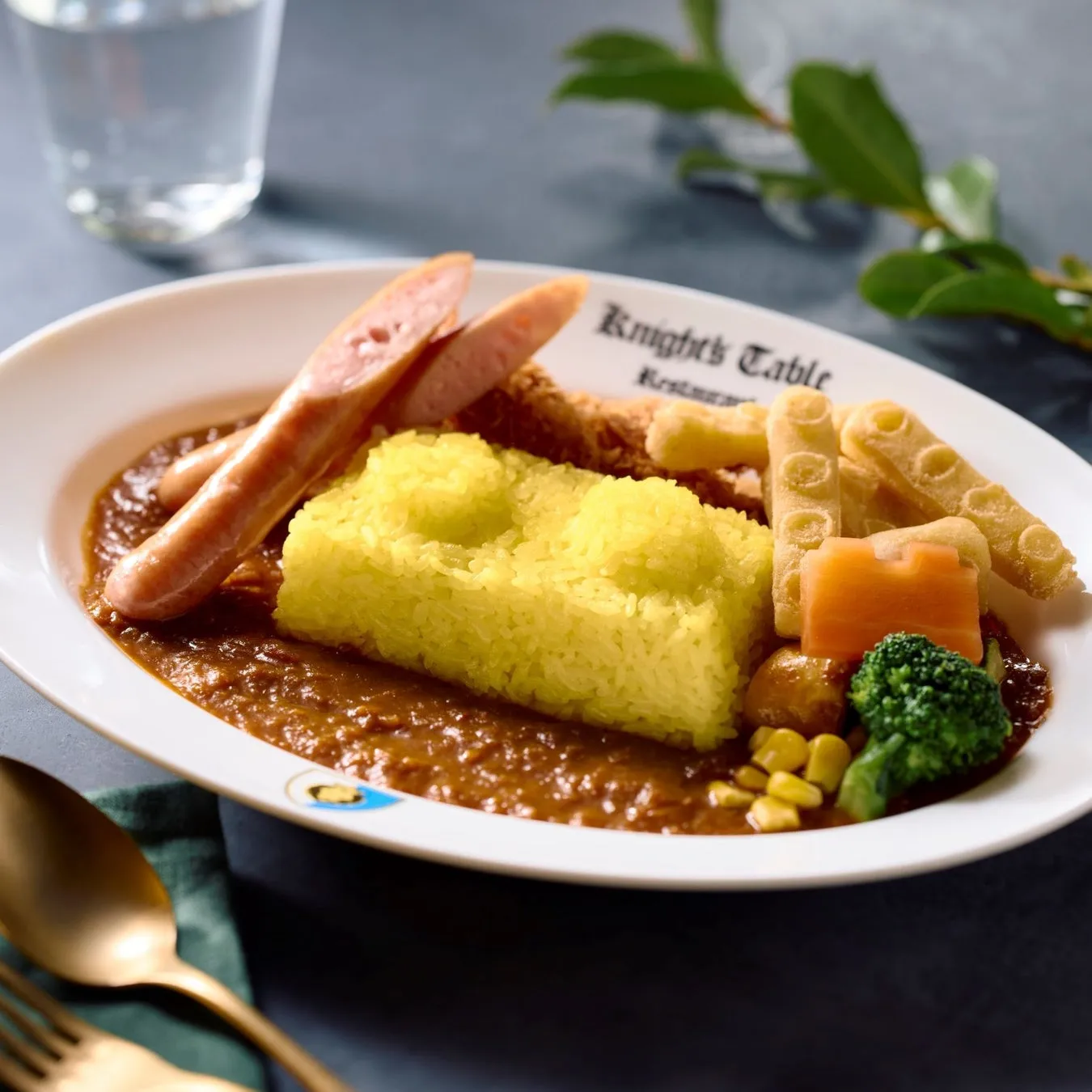 レゴランドのレゴ形ライスカレー