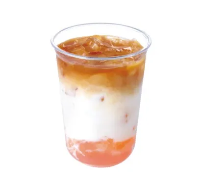 ピーチゼリーアールグレイラテの画像