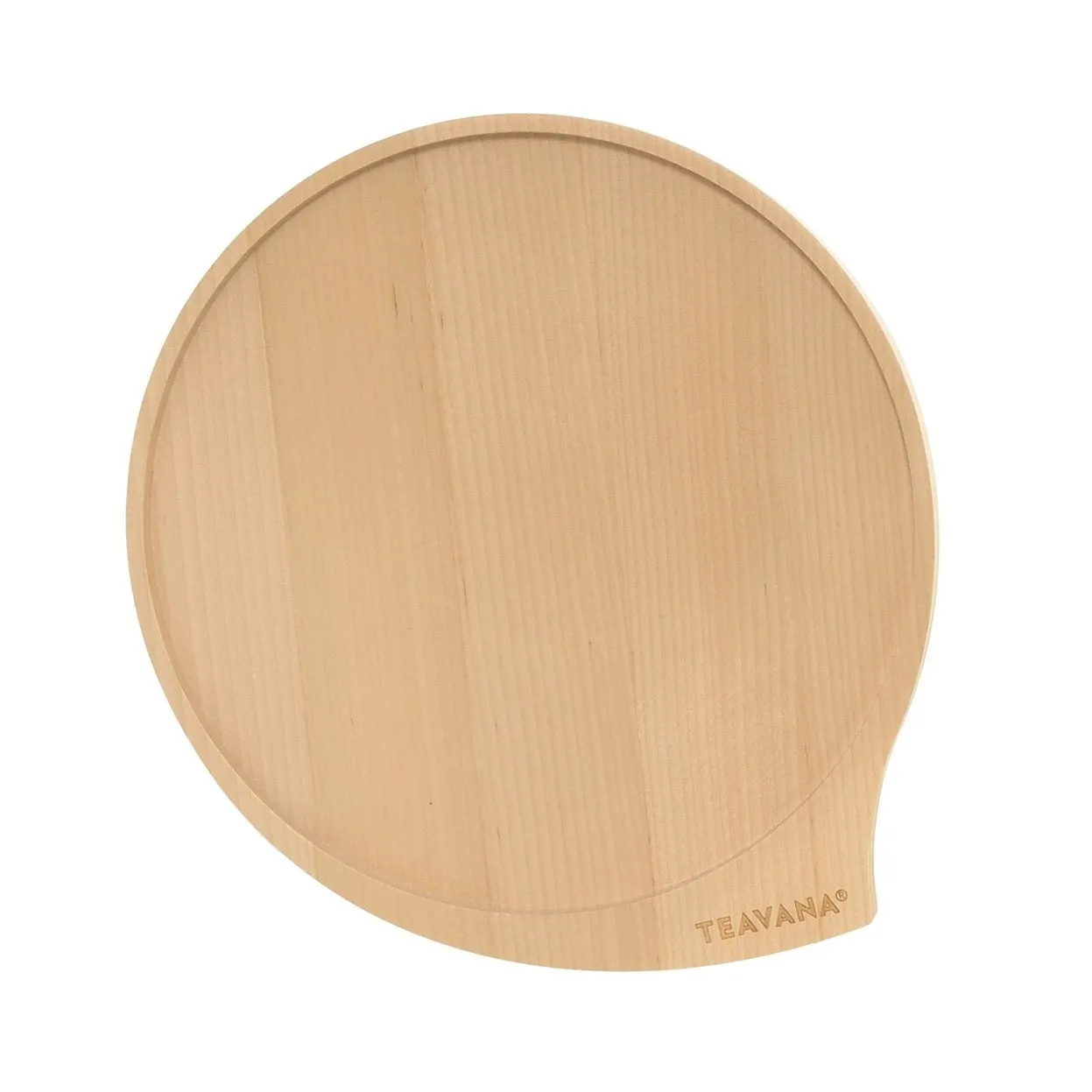 Teavanaロゴ入りの木製トレイ
