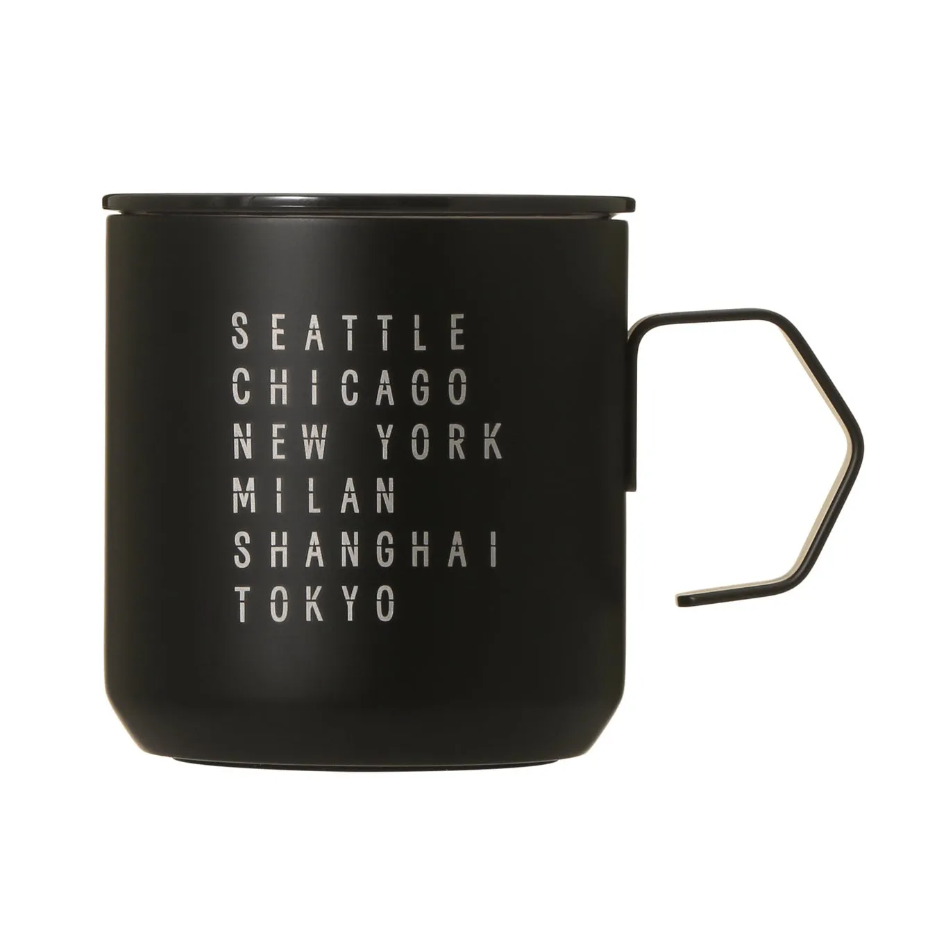 スターバックス黒の都市名マグカップ