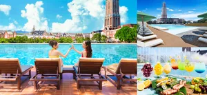 ハウステンボス夏のプール＆花火！ヨーロピアン・アクアラグ...
