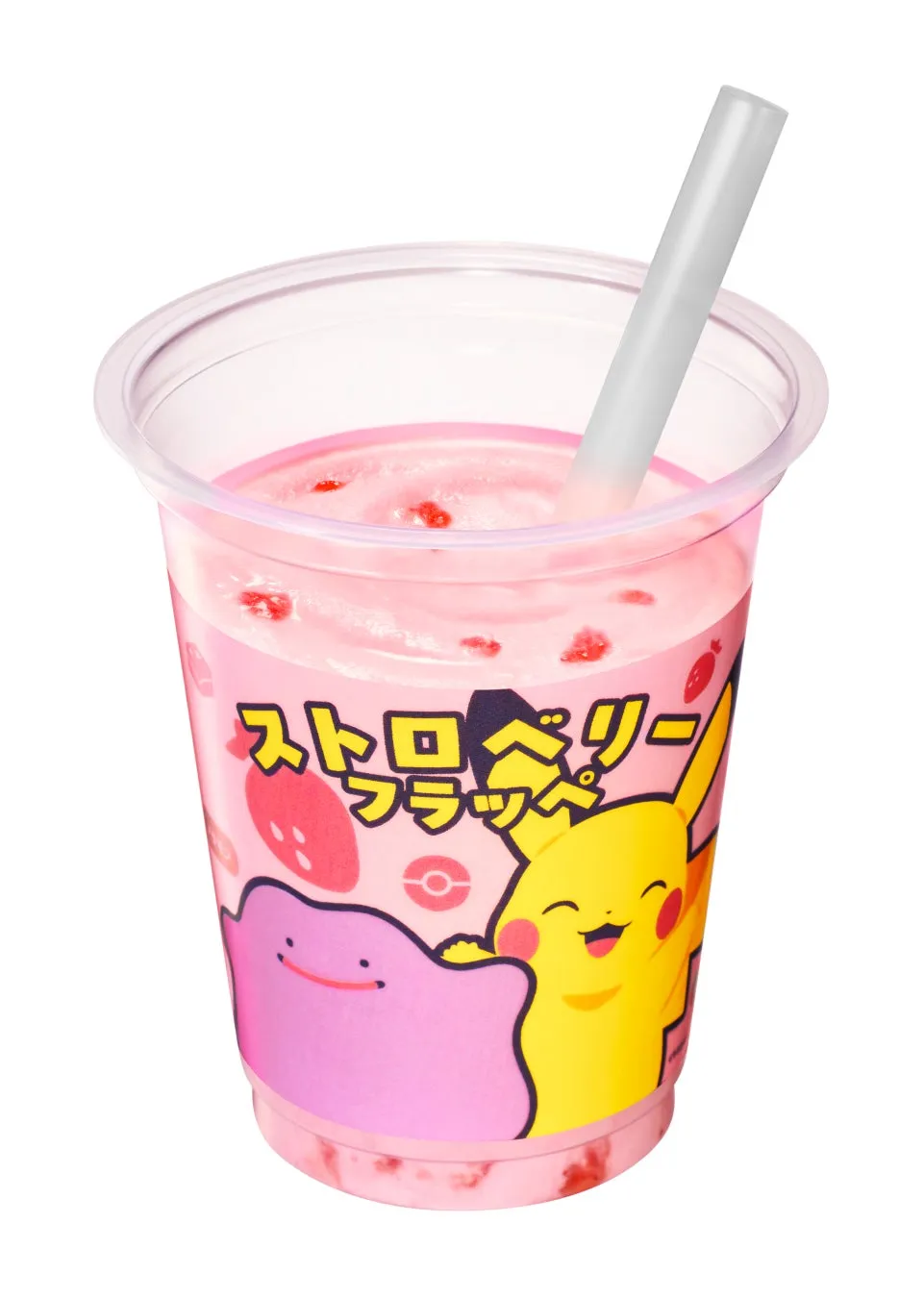 ストロベリー味のポケモンフラッペ