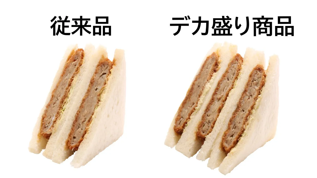 トリプルメンチカツサンド