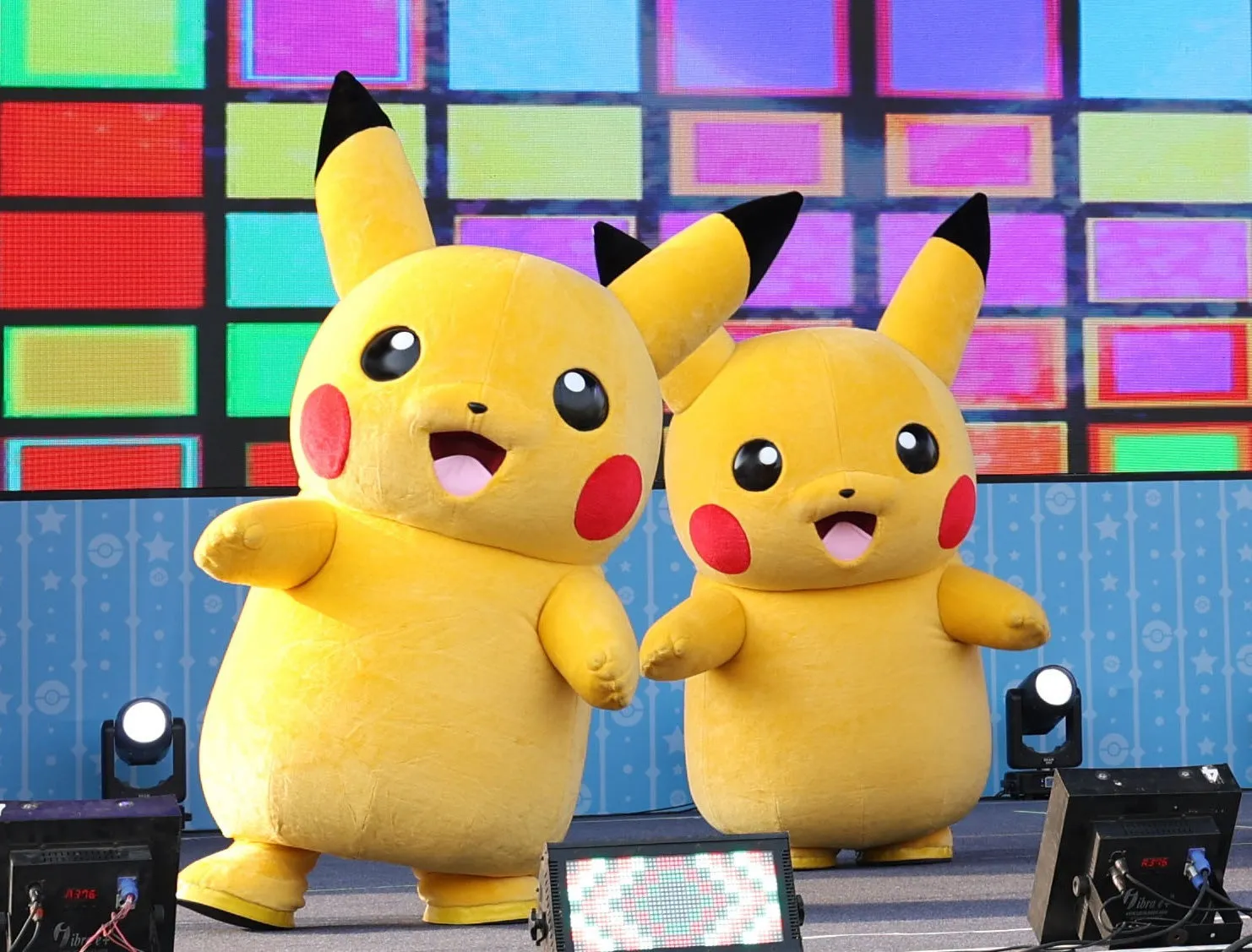 ポケモンのフォトジェニックな装飾があるリアルイベント会場の様子