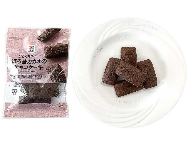 セブンプレミアムひとくちスイーツほろ苦カカオのチョコケーキ
