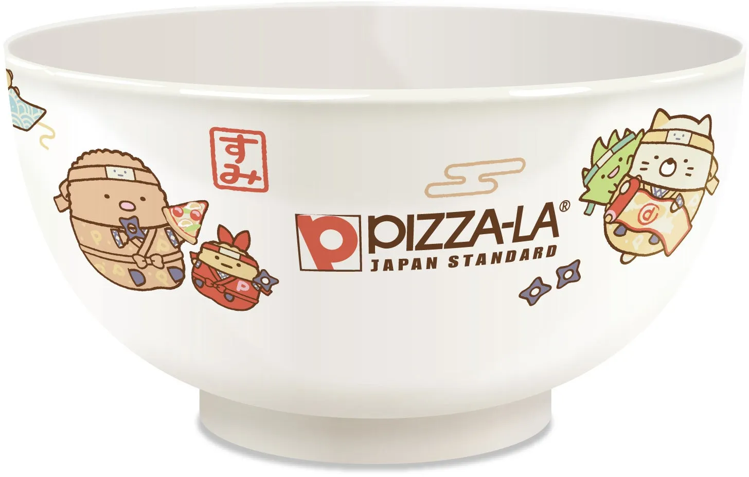 すみっコぐらし忍者テーマデザインのお茶碗