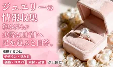 ジュエリー購入の重視ポイント・情報収集方法を300名調査！
