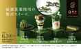 SUSHIRO Cafe×京都森半の極上抹茶スイーツ登場！新作フラッペや人気定番...
