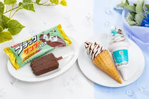 セブン-イレブンから「ワッフルコーン チョコミント」と「ブ...