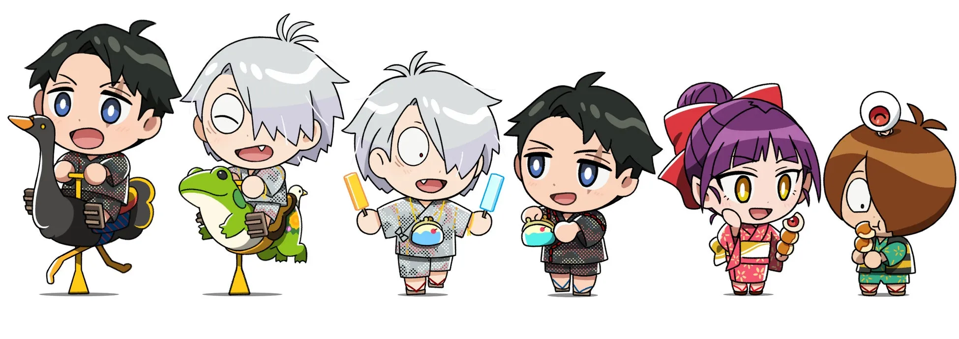ゲゲゲのゆうえんちキャラクターイラスト