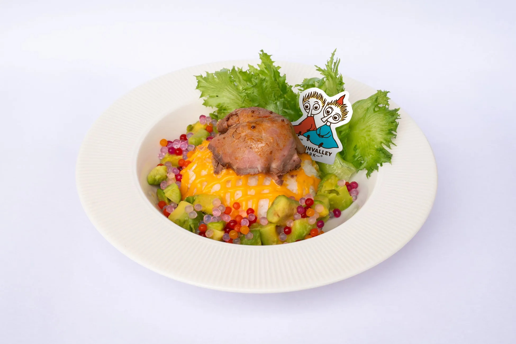 ムーミンバレーパークのカラフルな料理