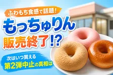 ショック…！ミスタードーナツ「もっちゅりん」第1弾販売終了と第2弾中止を発表