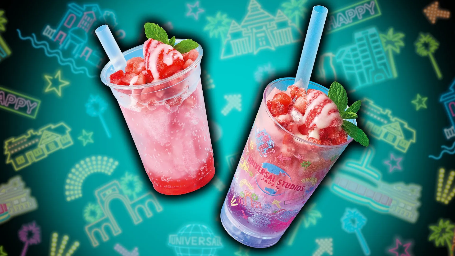 ユニバーサル・スタジオの夏祭り特製ドリンク