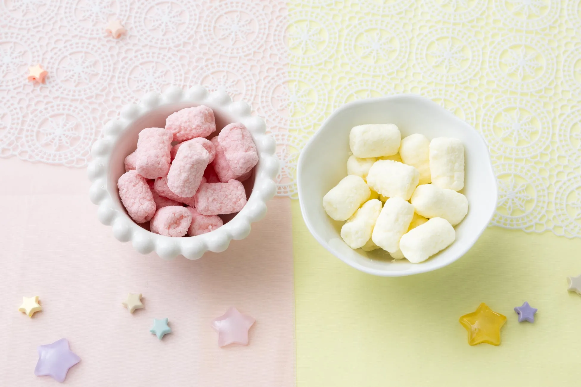 セブンプレミアム ミニマロ2種、ストロベリークリームとミルククリーム