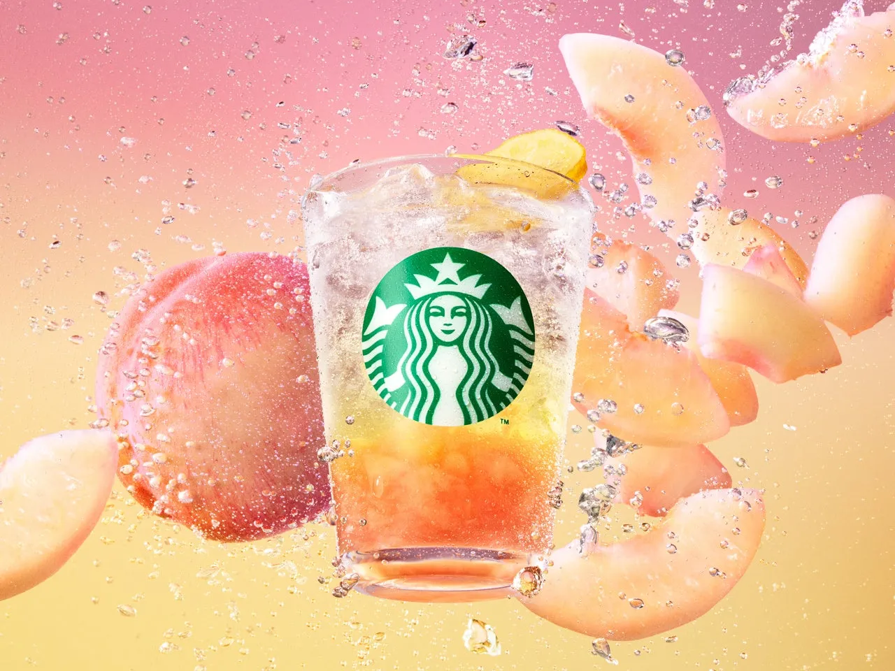 スターバックスの桃を使った夏の新ビバレッジ