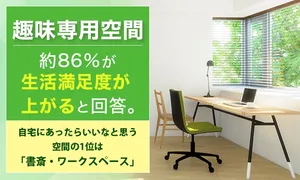 自宅の趣味専用空間が生活満足度を向上―人気の空間はどこ？